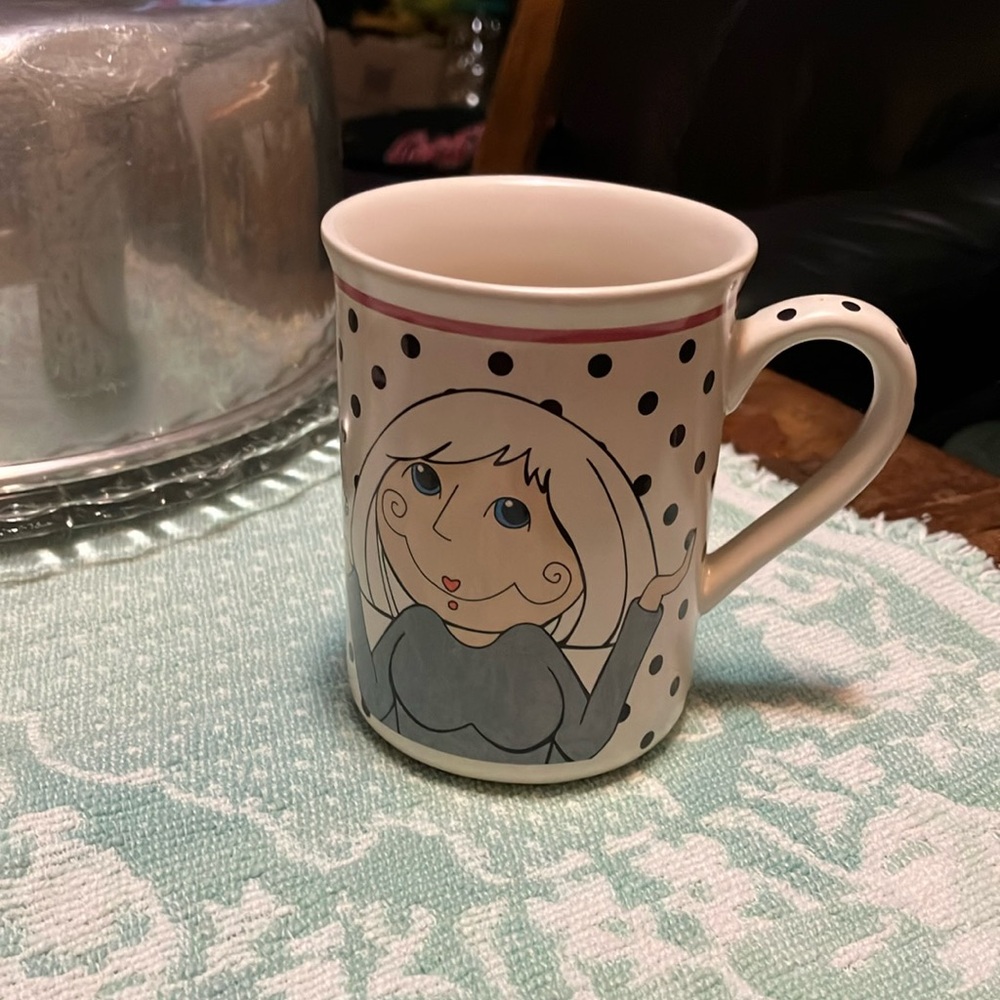 Artistic Polka Dot Mug